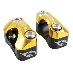 Bestseller Voca Racing UNIVERSEL HB28 V2 ALU CNC ADAPTATEUR DIAM 28,6mm - OR ENTRAXE FIXATION 32,20 A 34,80mm PAIRE Universal Ohjaustangon kiinnike